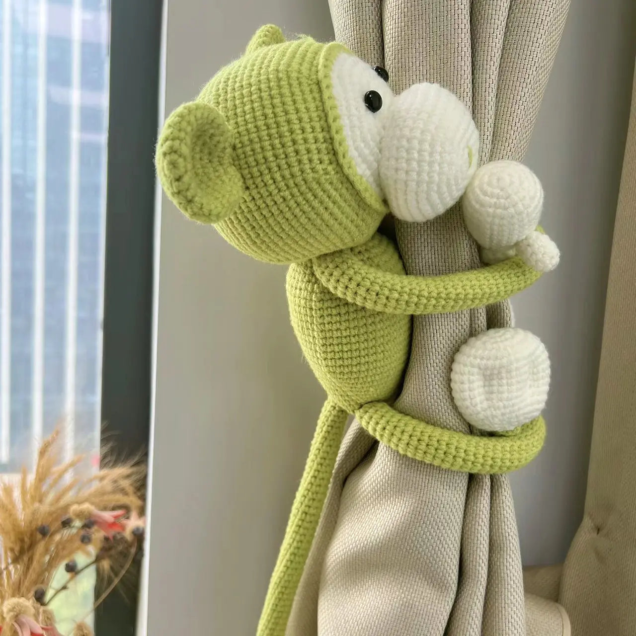 Handmade Crochet Giraffe DIY Kit with Yarn Materials